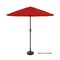 Pure Garden 9-Foot Outdoor Patio Umbrella, Red 50-101-R - alternate 2